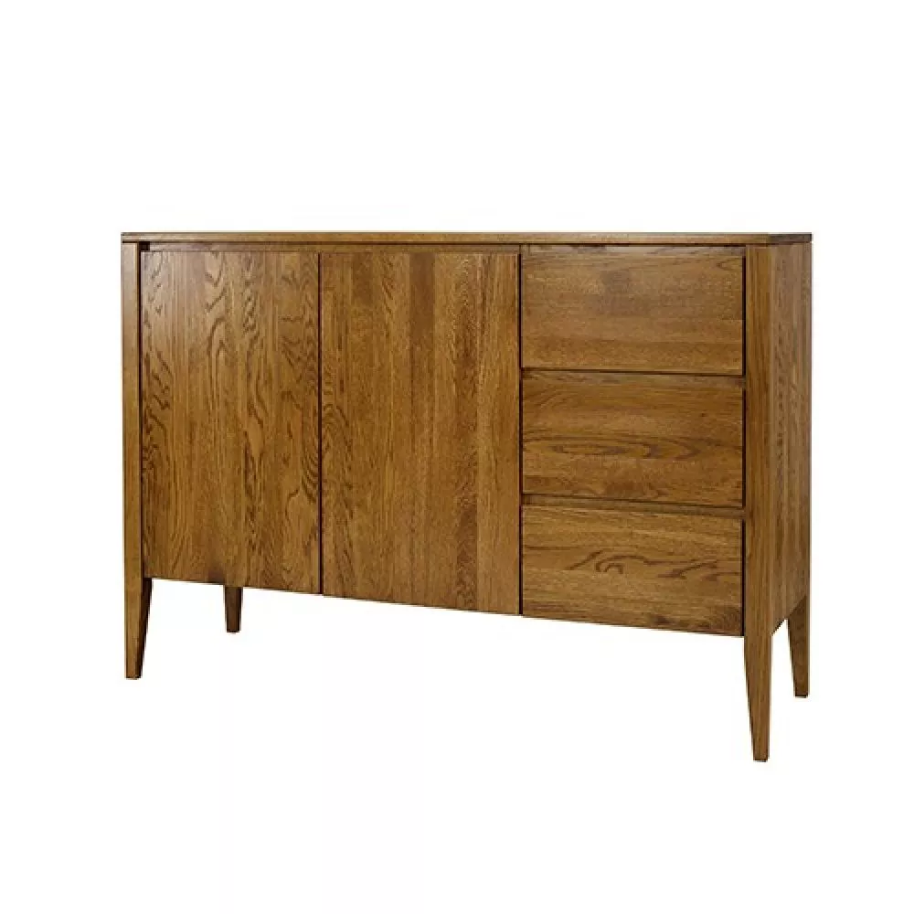 Kumode KD 318/9 · Tumšais ozols · 137 × 43 × 95 cm