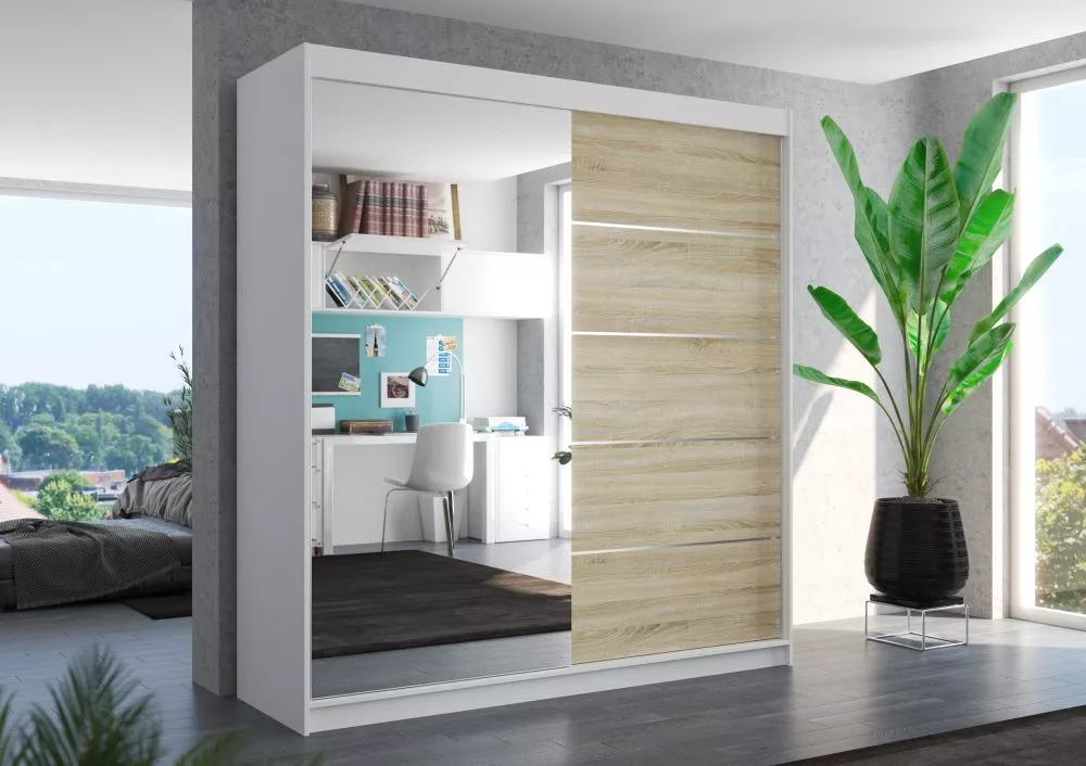 Skapis Oliver 200 · 200 × 58 × 215 cm