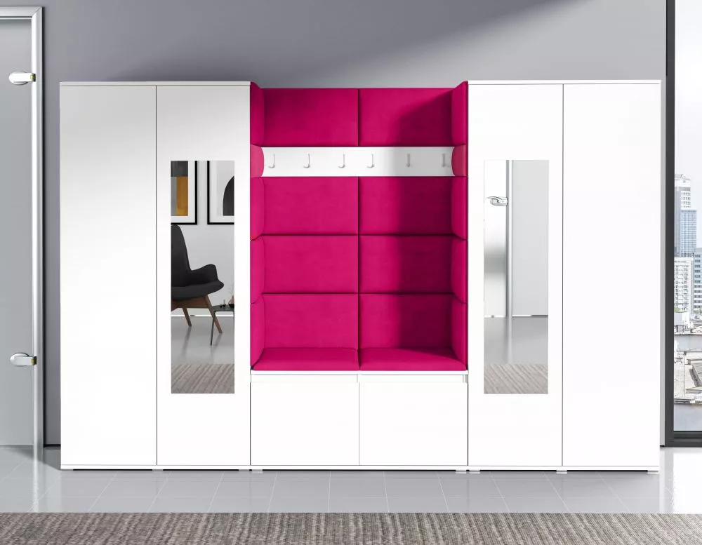 Apavu plaukts Emi 10 Trinity Korpusa krāsa: balts, · 280 × 185 × 40 cm
