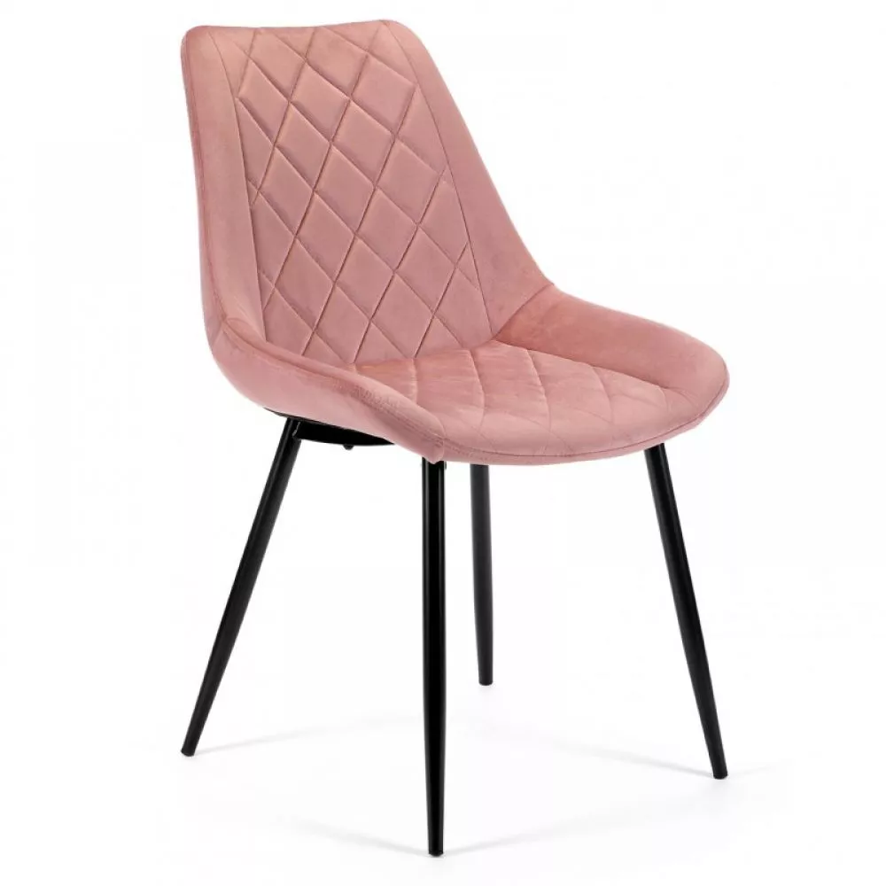 Krēsls SJ.0488 Velvet · Rozā · 84 × 49 × 60 cm