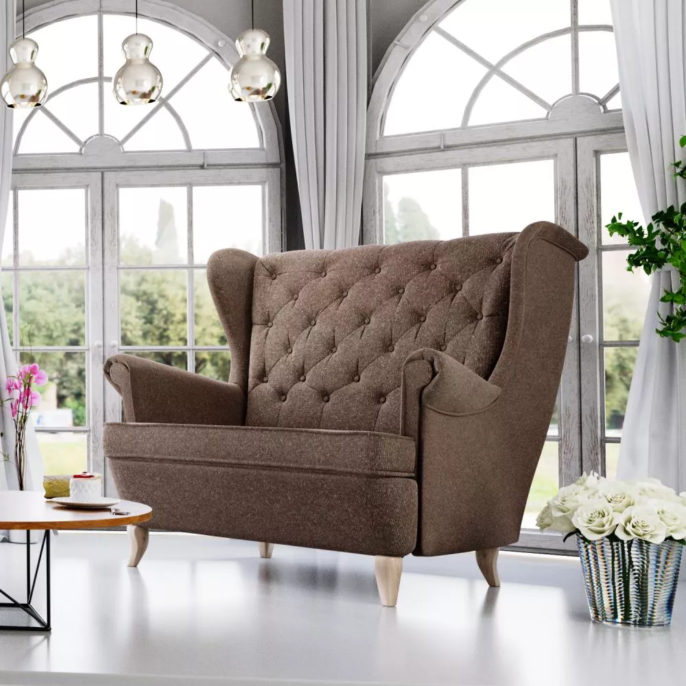 Dīvāns Sofa Uszak Standard · Brūns · 72 × 142 × 108 cm