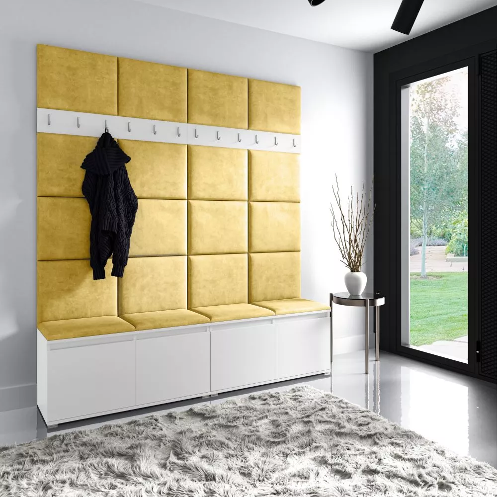 Apavu plaukts Emi 4 Trinity Korpusa krāsa: balts, · 200 × 225 × 40 cm