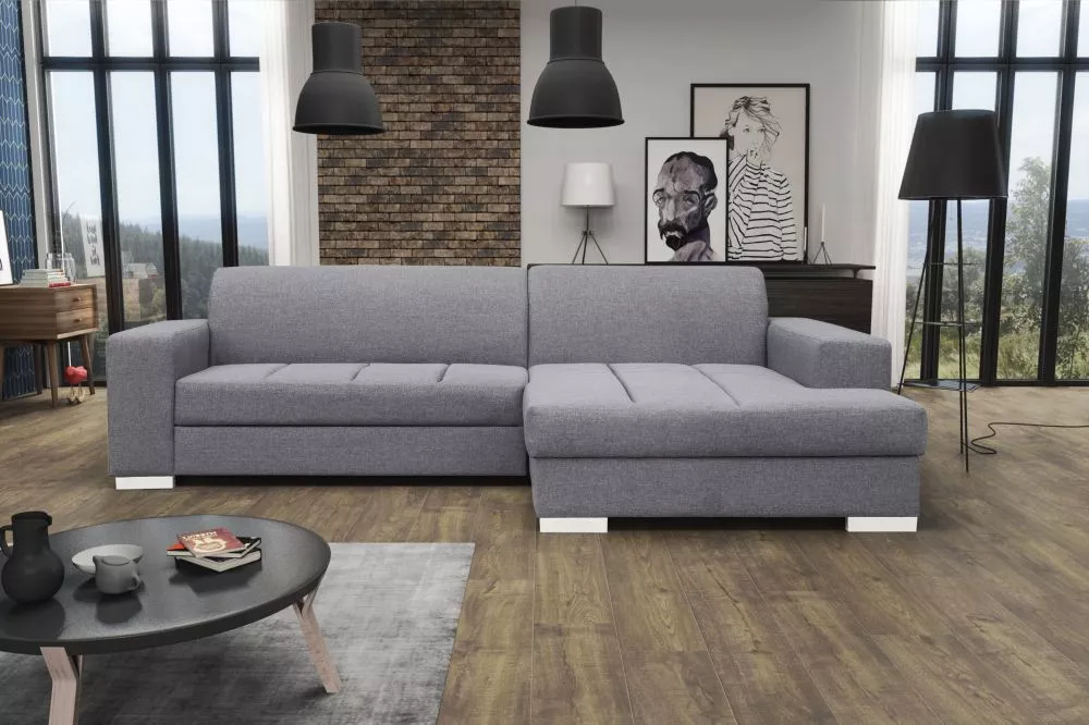 Dīvāns Mistral Comfort Standard · Gaiši pelēks · 177 × 260 × 75 cm