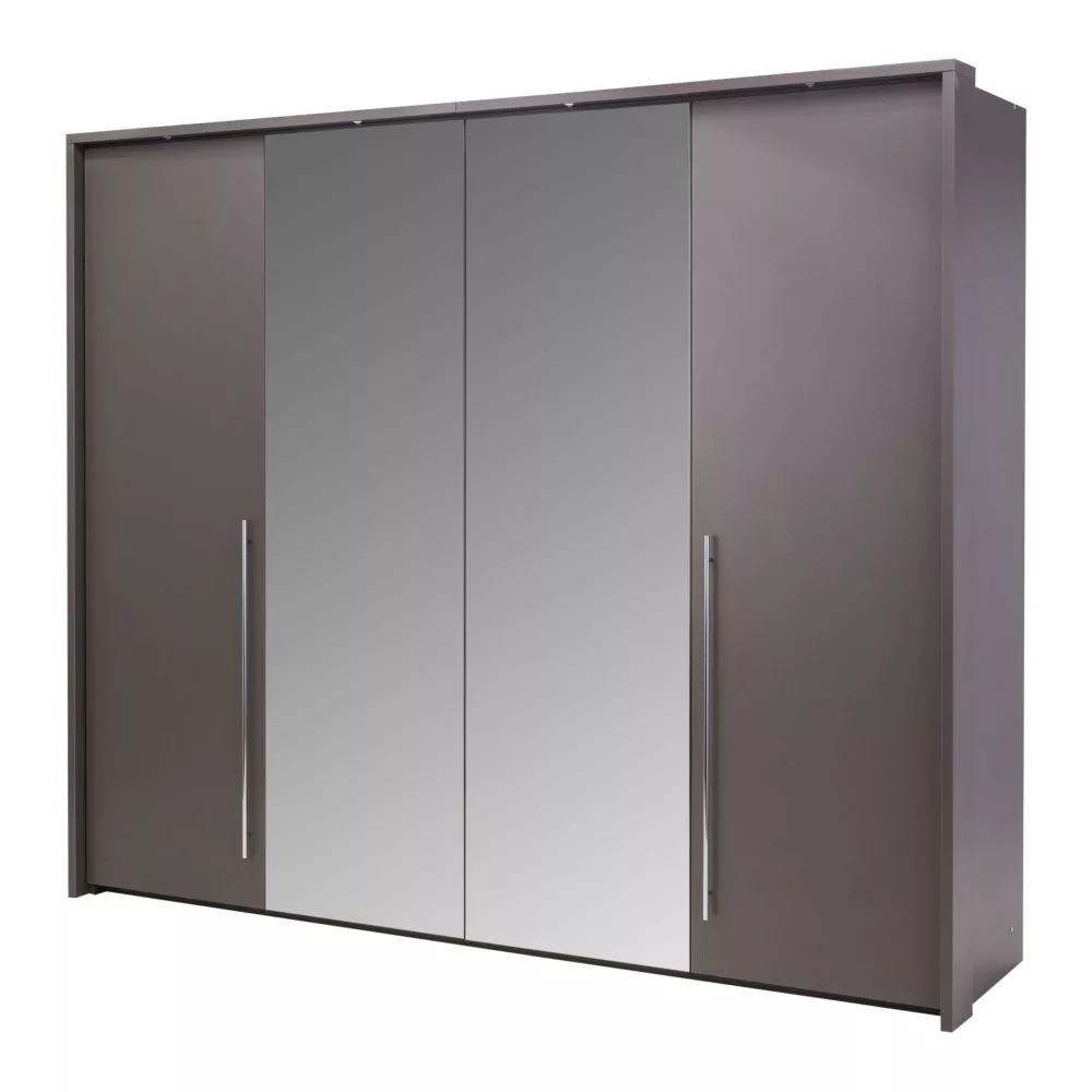 Skapis Brema ar LED · Pelēks · 255 × 65 × 219 cm