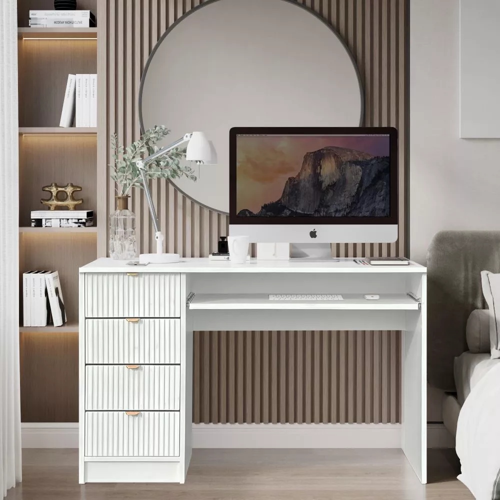 Galds Frezja 120 · Balts · 120 × 75.5 × 55 cm