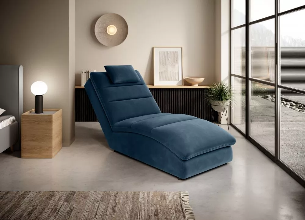 Mīksts krēsls Taco Standard Sēdvietas dziļums: 117 cm, · Tumši zils · 85 × 170 × 95 cm
