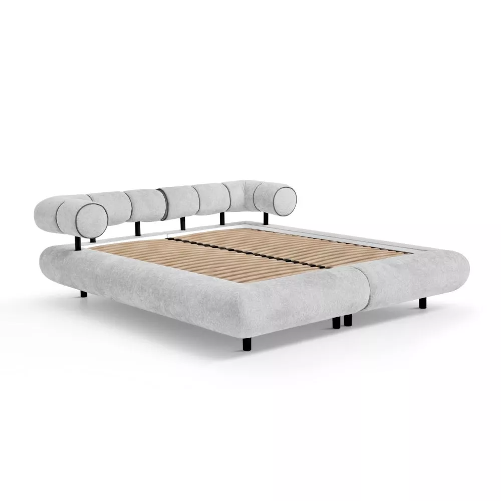 Gulta Luxor standard ar stelāžām Kājiņu izmērs: 11 cm, Guļamvietas platums: 140 cm, Guļamvietas garums: 200 cm, stelāžas