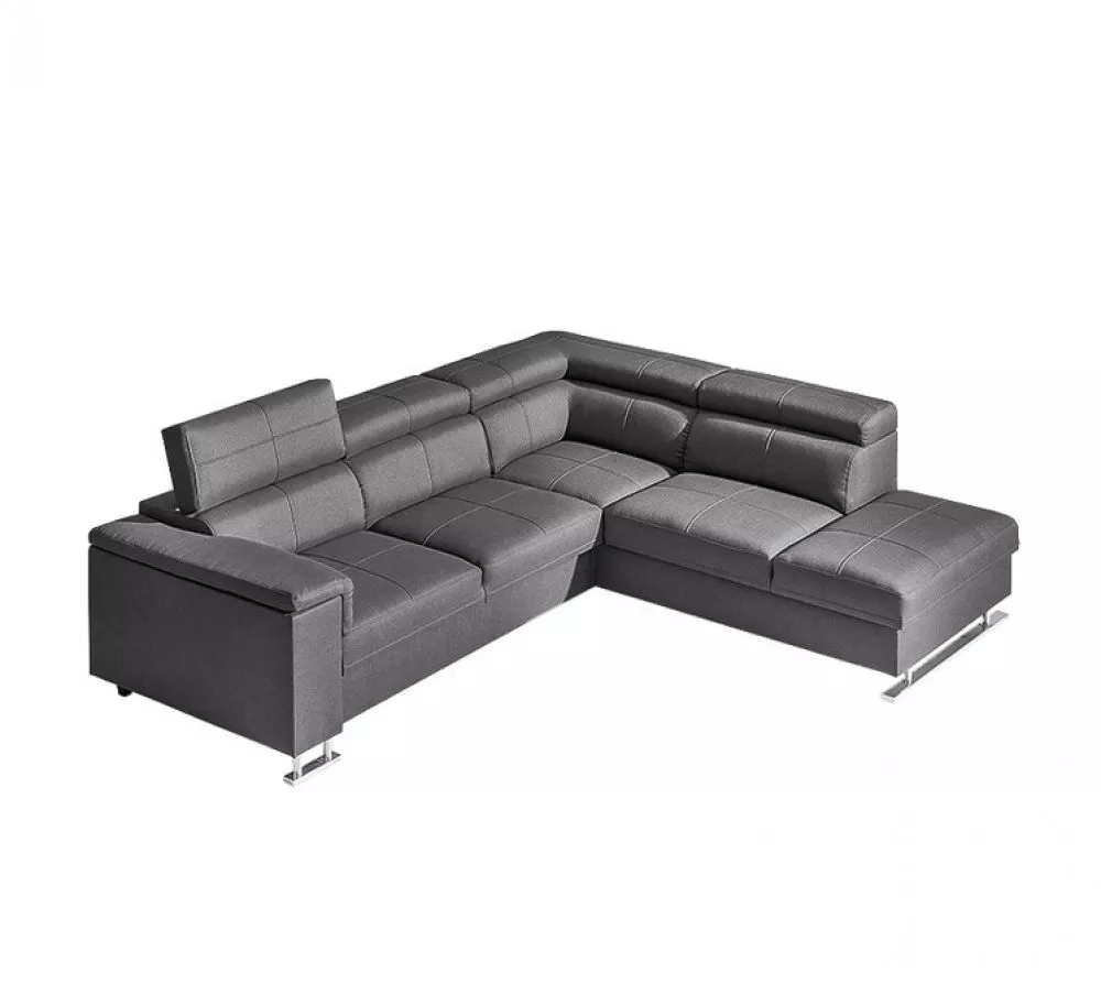 Dīvāns Boston 1 Relax standard · Melns · 226 × 271 × 81 cm