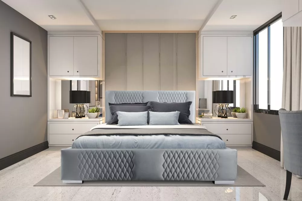 Gulta Montana Premium Standard ar stelāžu Guļamvietas platums: 140 cm, Guļamvietas garums: 200 cm, stelāžas tips: koka, 
