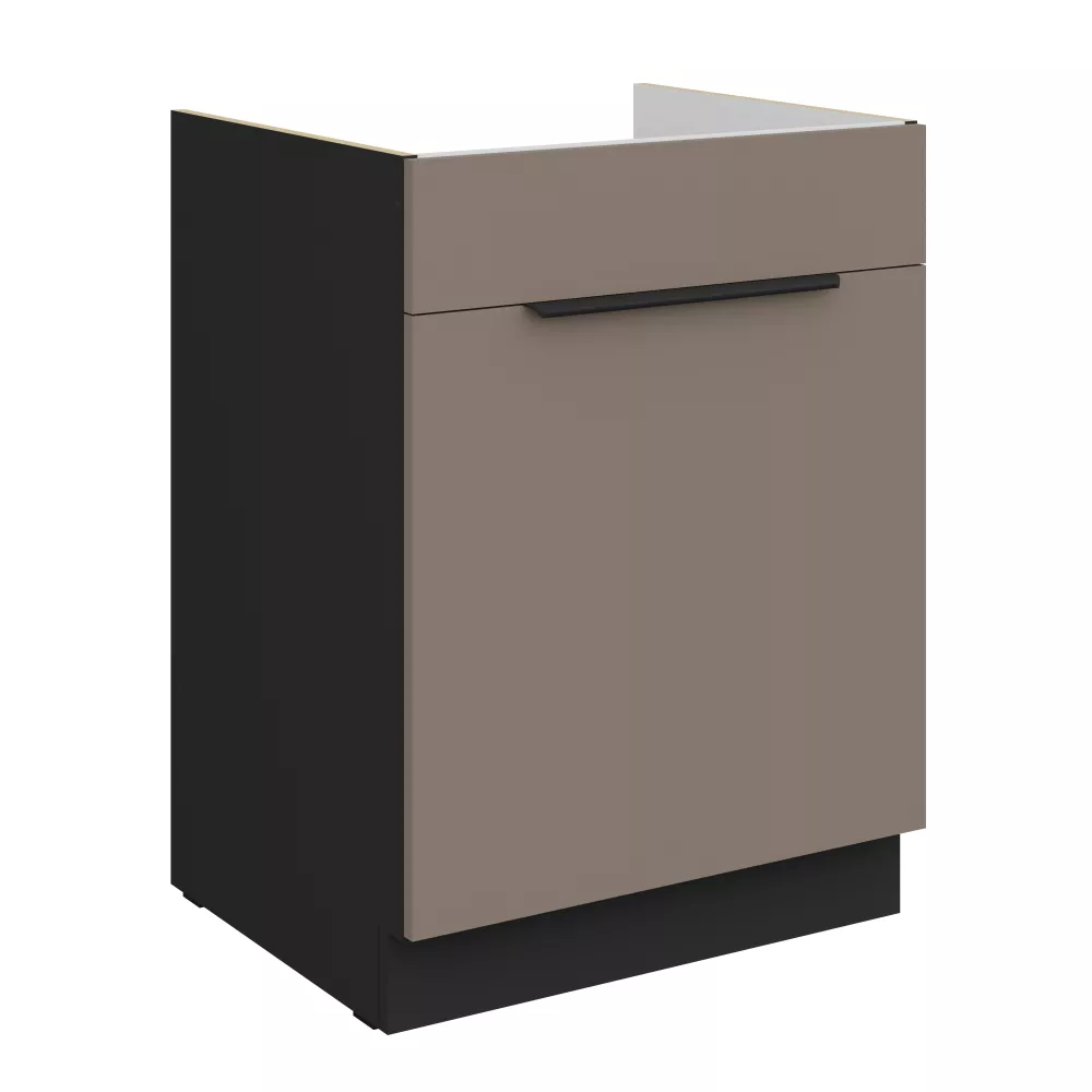Virtuves skapis Aria Sandgrau 60 ZL 1S BB