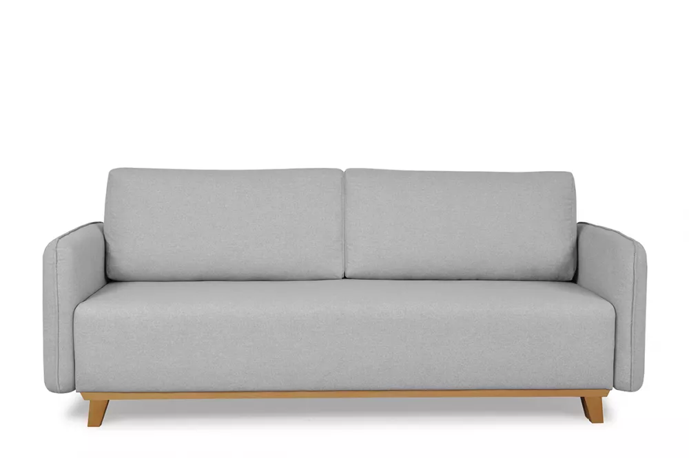Dīvāns Maril 3S Standard · Gaiši pelēks · 93 × 224 × 92 cm