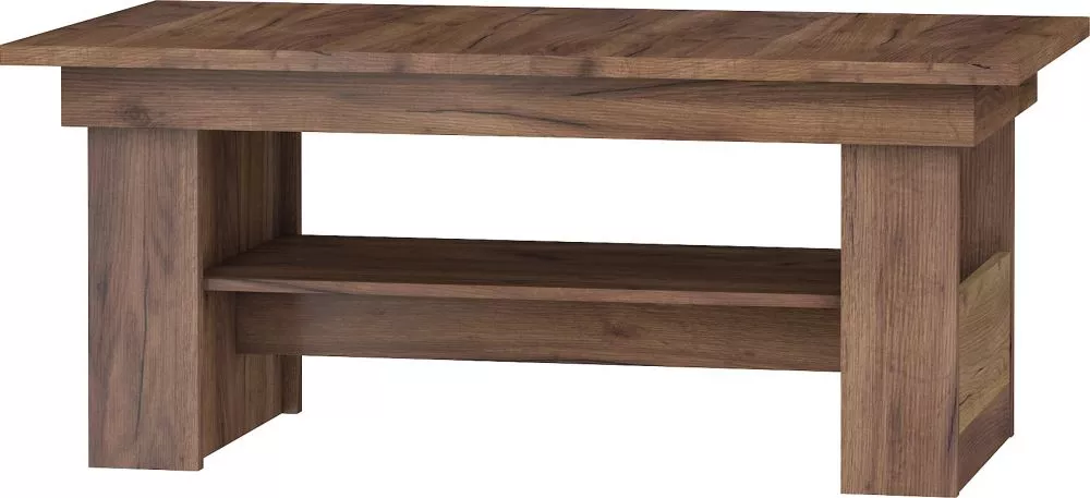 Žurnālgalds Maximus MXS 16 · Tobaco ozolos + zelta ozols · 125 × 68 × 53 cm