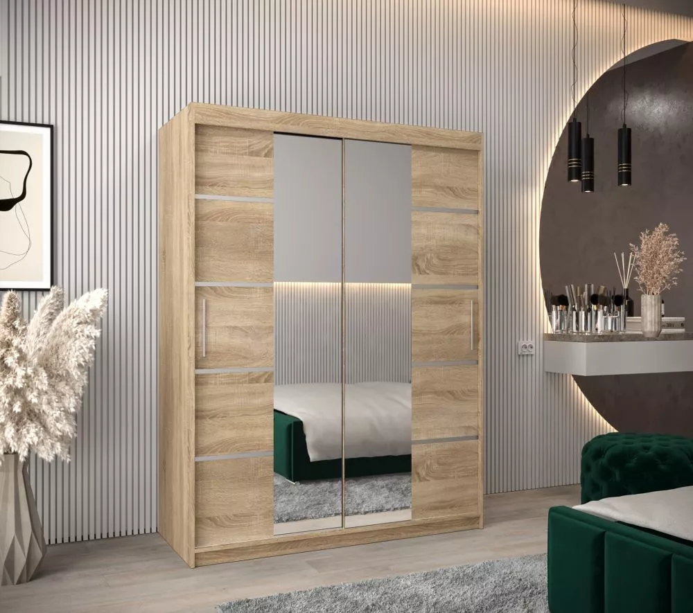 Skapis Verona 4 · Sonoma · 150 × 62 × 200 cm