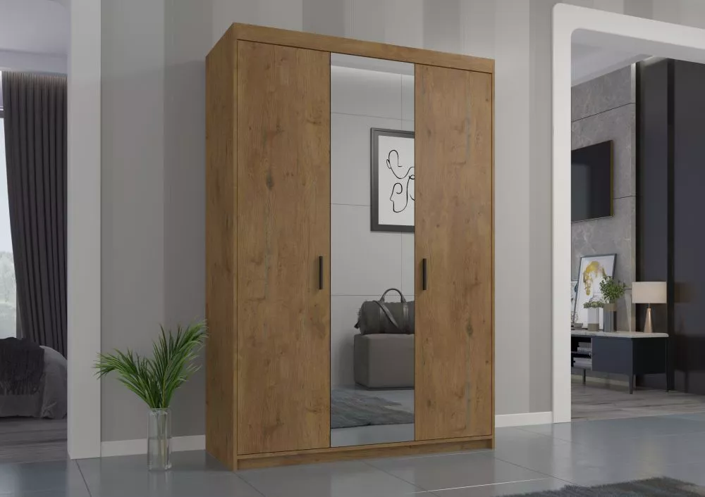 Skapis Elena 3D ar spoguli · Lefkas · 133 × 53 × 190.5 cm