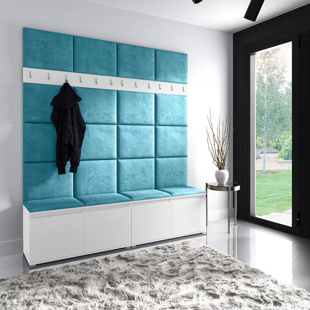 Apavu plaukts Emi 4 Trinity Korpusa krāsa: balts, · 200 × 225 × 40 cm
