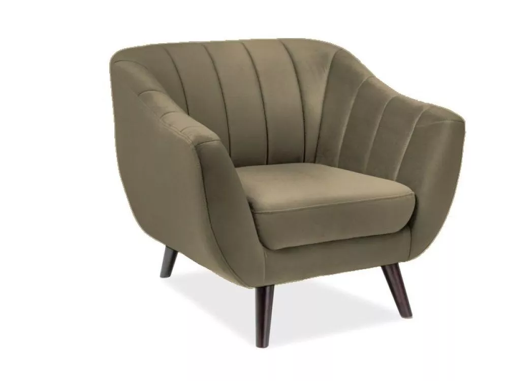 Krēsls Elite 1S Velvet · Olīvu · 83 × 91 × 85 cm