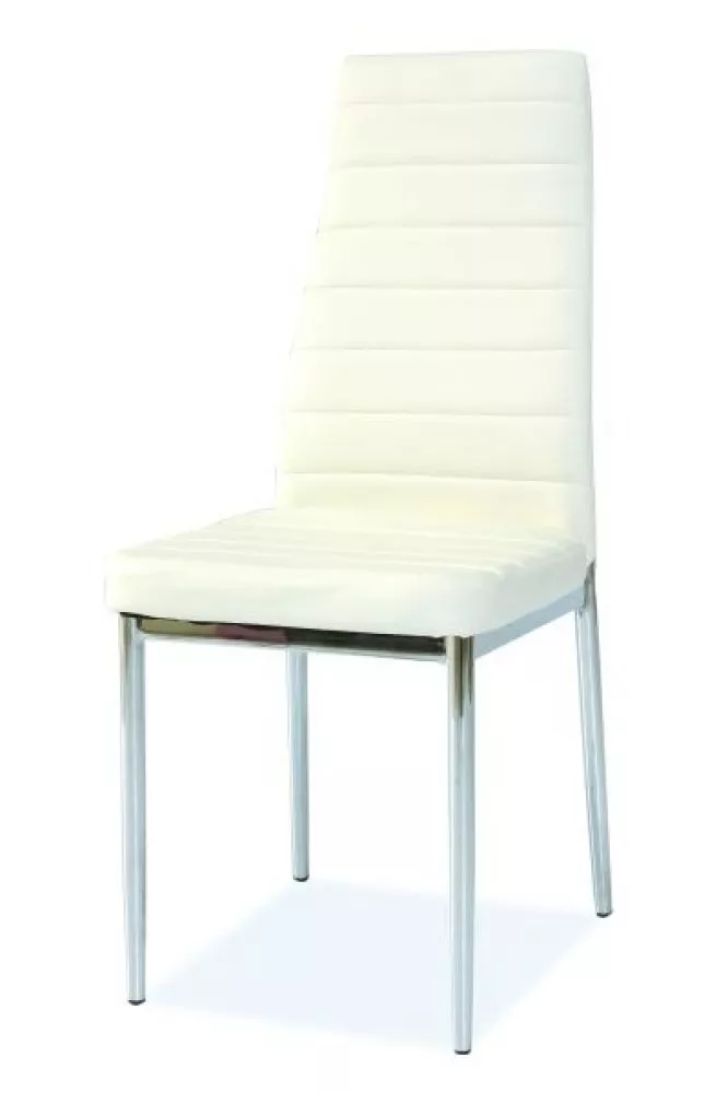 Krēsls H - 261 chrome · Balts · 96 × 40 × 38 cm