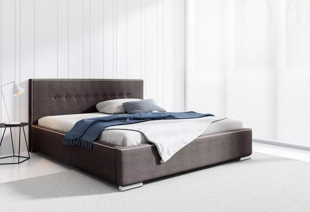 Gulta Scandi Premium standard ar stelāžu Guļamvietas platums: 200 cm, Guļamvietas garums: 200 cm, stelāžas tips: metāla,