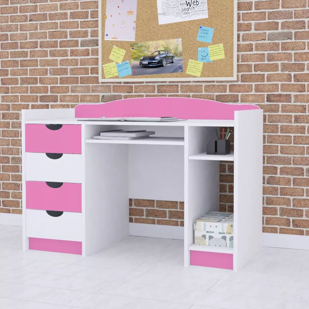 Bērnu rakstāmgalds Classic B02 Maksimālais augstums: 89 cm, · 125 × 75 × 60 cm