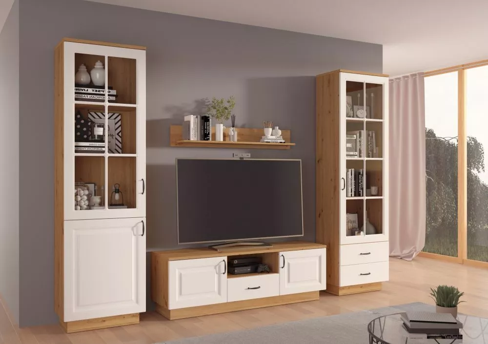 Sekcija Flawia Set Korpusa krāsa: ozols artisan, · 270 × 40.4 × 210 cm