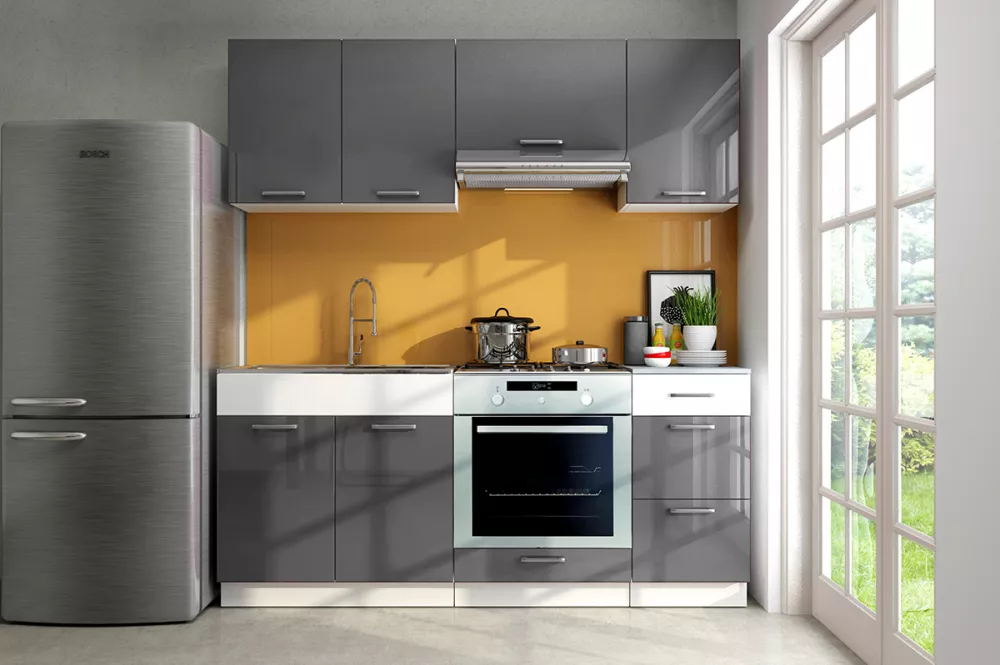 Virtuves komplekts Lara 180 Materiāls : MDF + LKSP plātne,