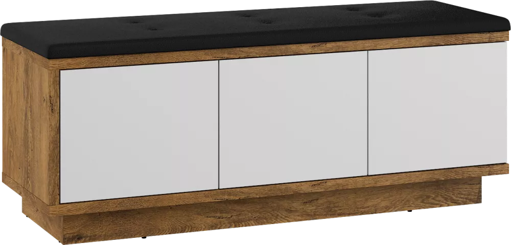 Apavu plaukts Hybrid HYB-02 Black Korpusa krāsa: ozols burgund, · 120 × 48 × 40 cm