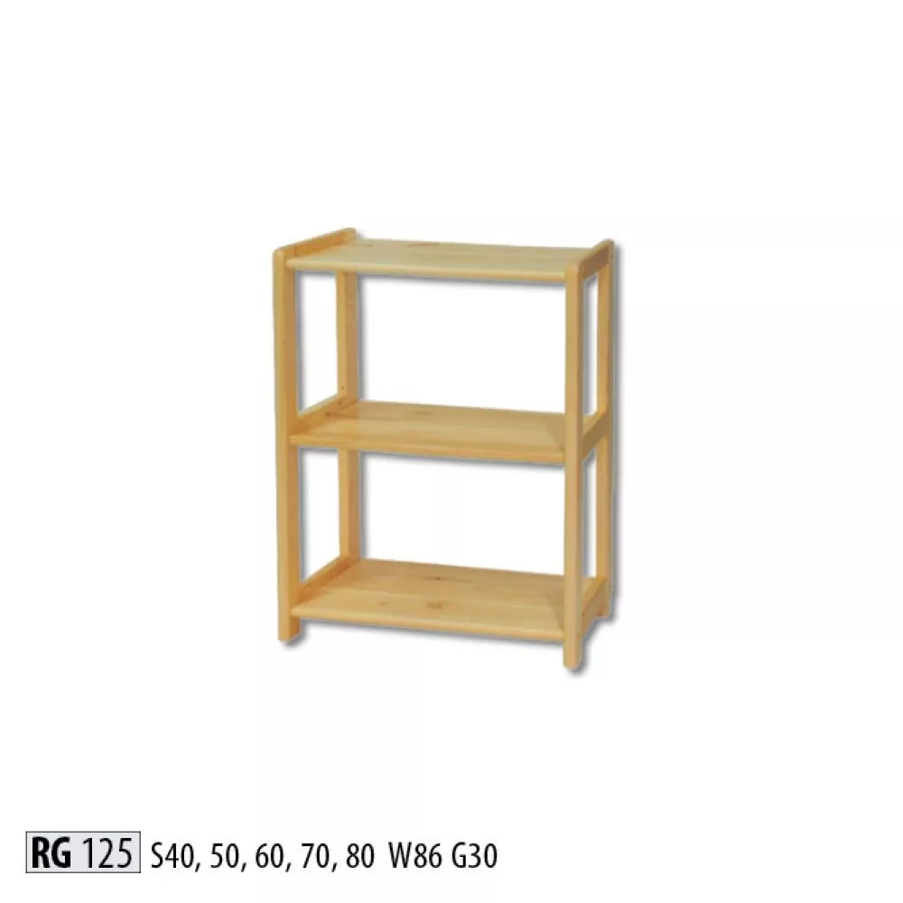 Plaukts RG 125 · Priede · 80 × 86 × 30 cm
