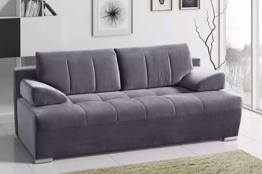 Dīvāns Grado standard · Tumši pelēks · 98 × 200 × 90 cm
