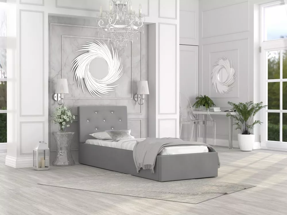 Gulta Mirage Premium Standard ar stelāžu Guļamvietas platums: 90 cm, Guļamvietas garums: 200 cm, stelāžas tips: metāla, 