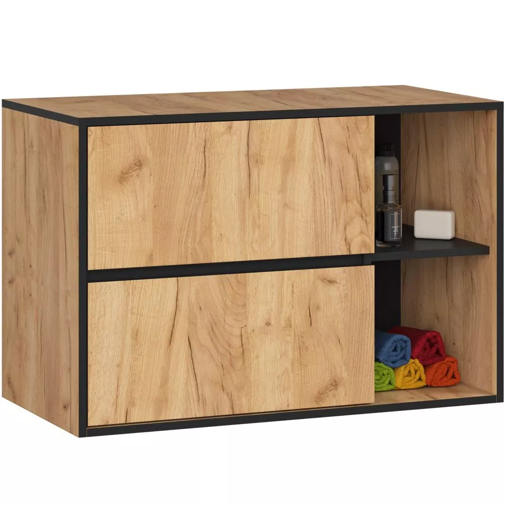 Vannas istabas skapītis Vami W90 2S · 90 × 60 × 45.5 cm