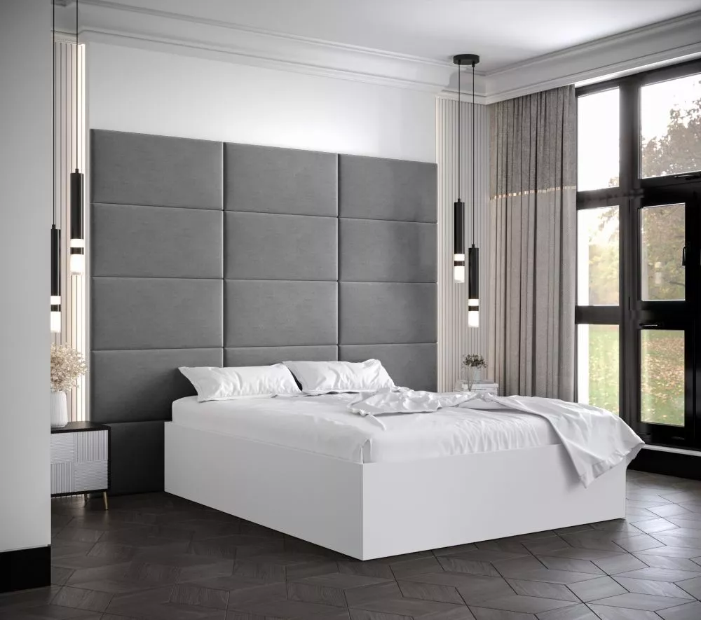 Gulta Bella 1 ar stelāžu Guļamvietas platums: 160 cm, Korpusa krāsa: balts, Guļamvietas garums: 200 cm, stelāžas tips: k