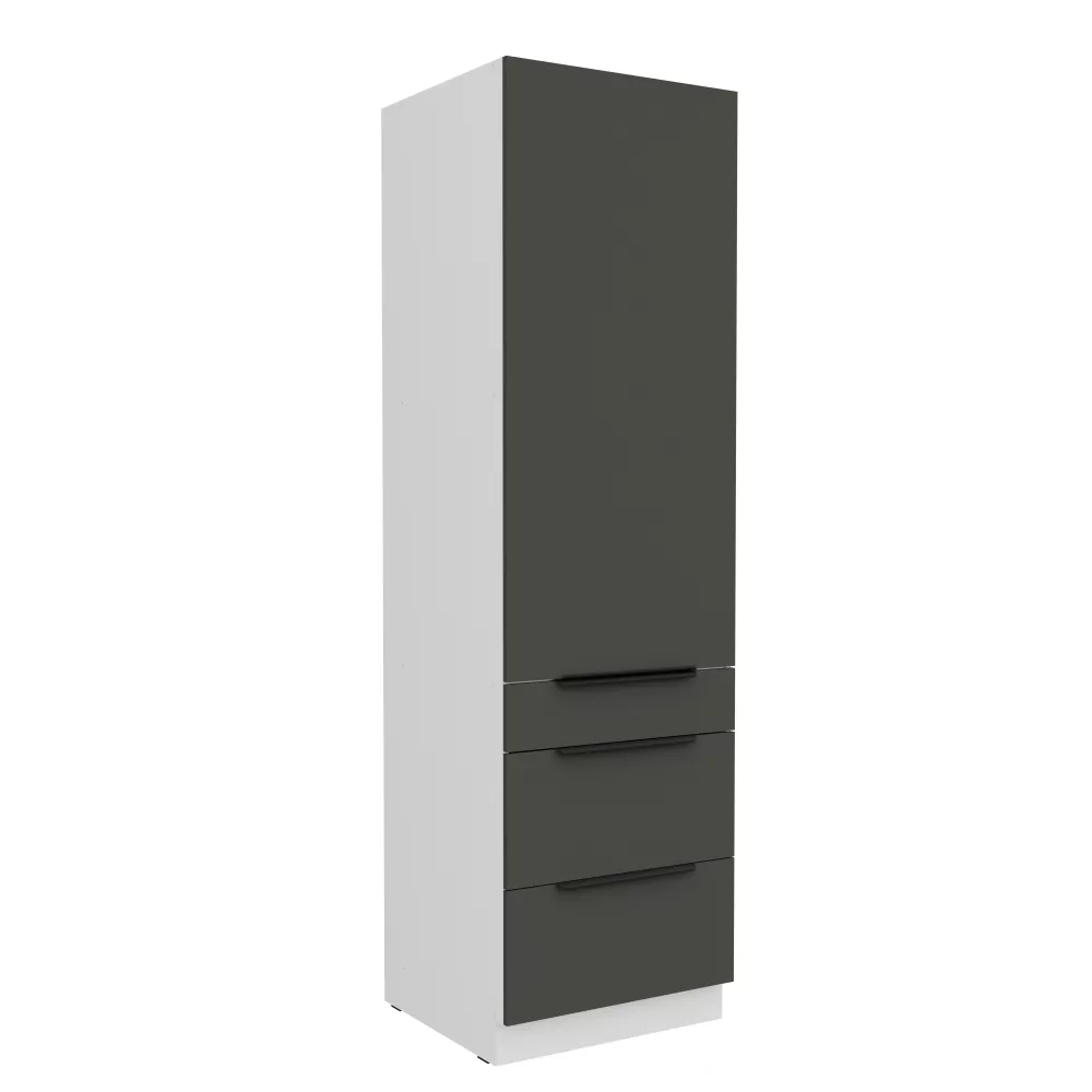 Virtuves skapis Aria Graphite 60 DKS-210 3S1F