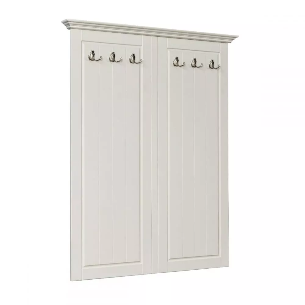 Pakaramais Belluno Elegante Panel XL · Balts · 130 × 8 × 108 cm