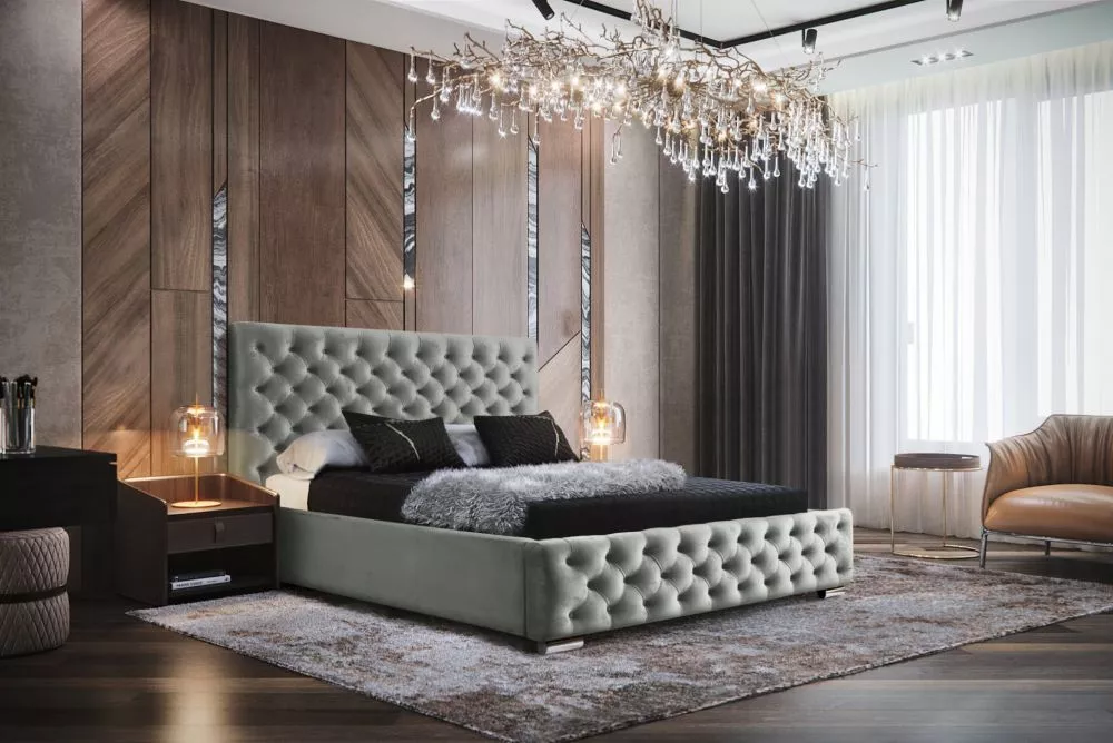 Gulta Chester 2 Standard ar stelāžu Guļamvietas platums: 160 cm, Guļamvietas garums: 200 cm, stelāžas tips: koka, · Pelē
