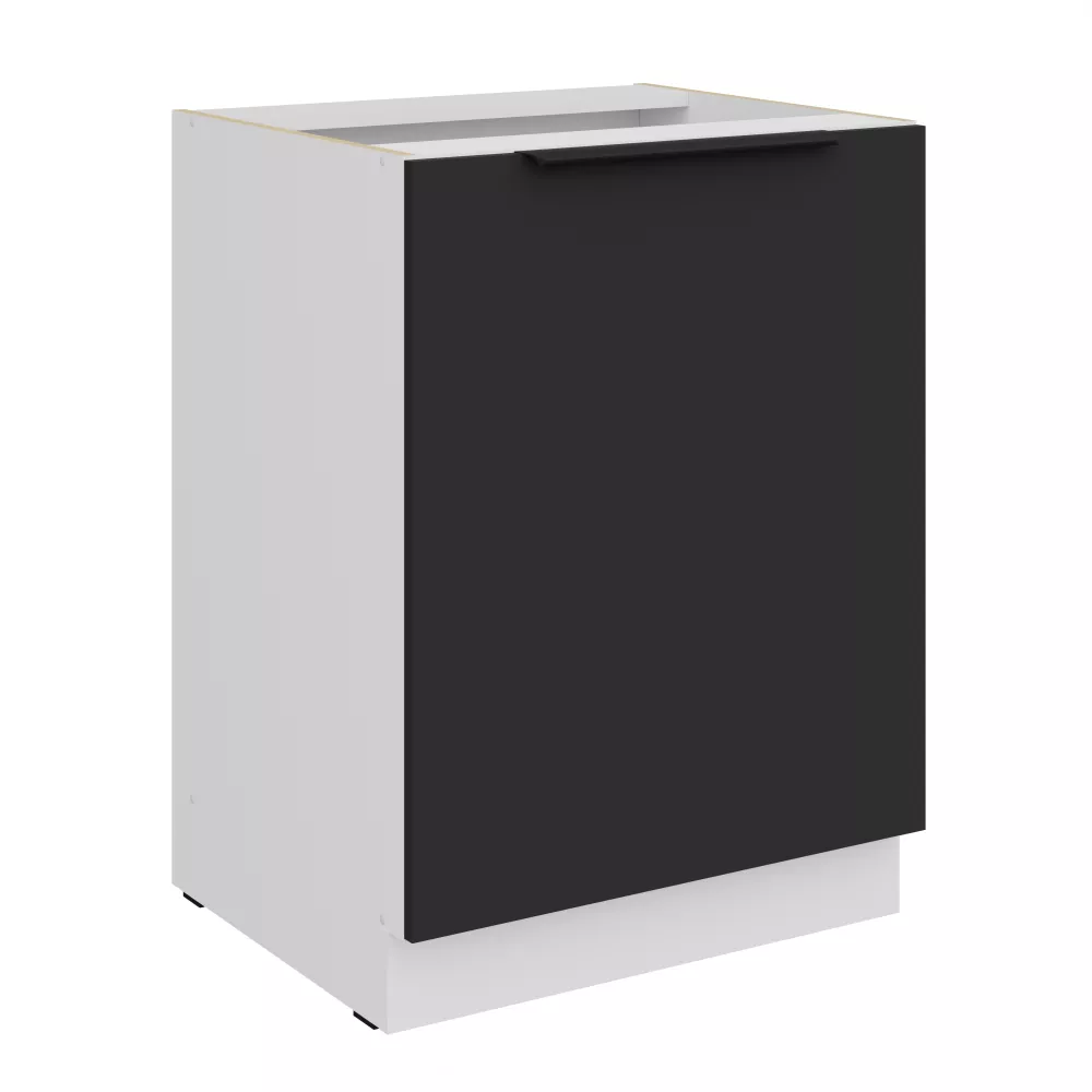 Virtuves skapis Aria Black 60 D 1F BB