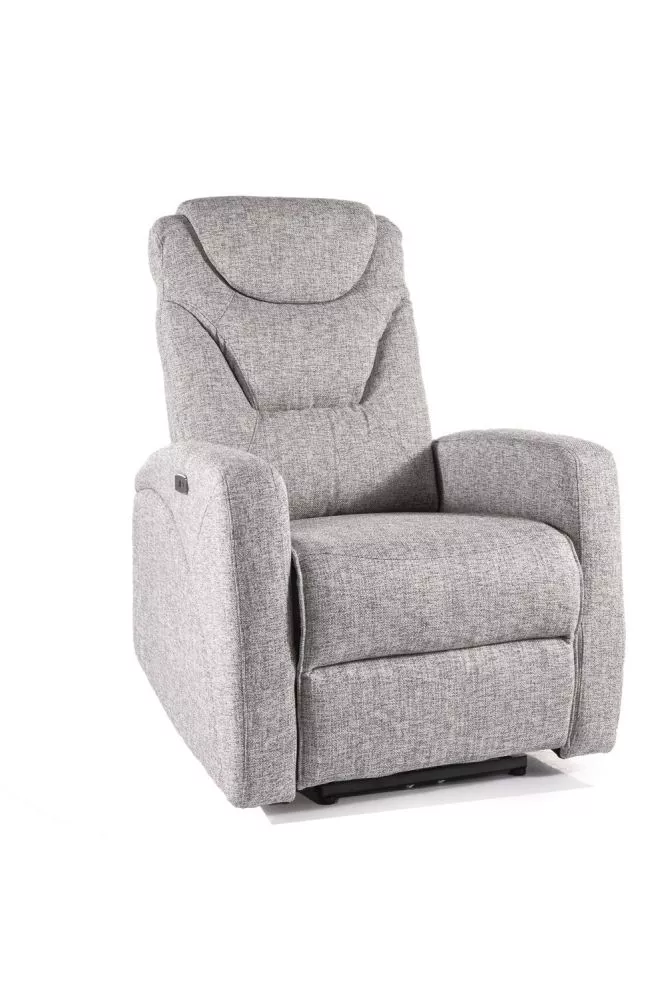 Mīksts krēsls Kronos Classic Sēdvietas dziļums: 53 cm, Maksimālais dziļums: 160 cm, · Pelēks · 79 × 94 × 107 cm