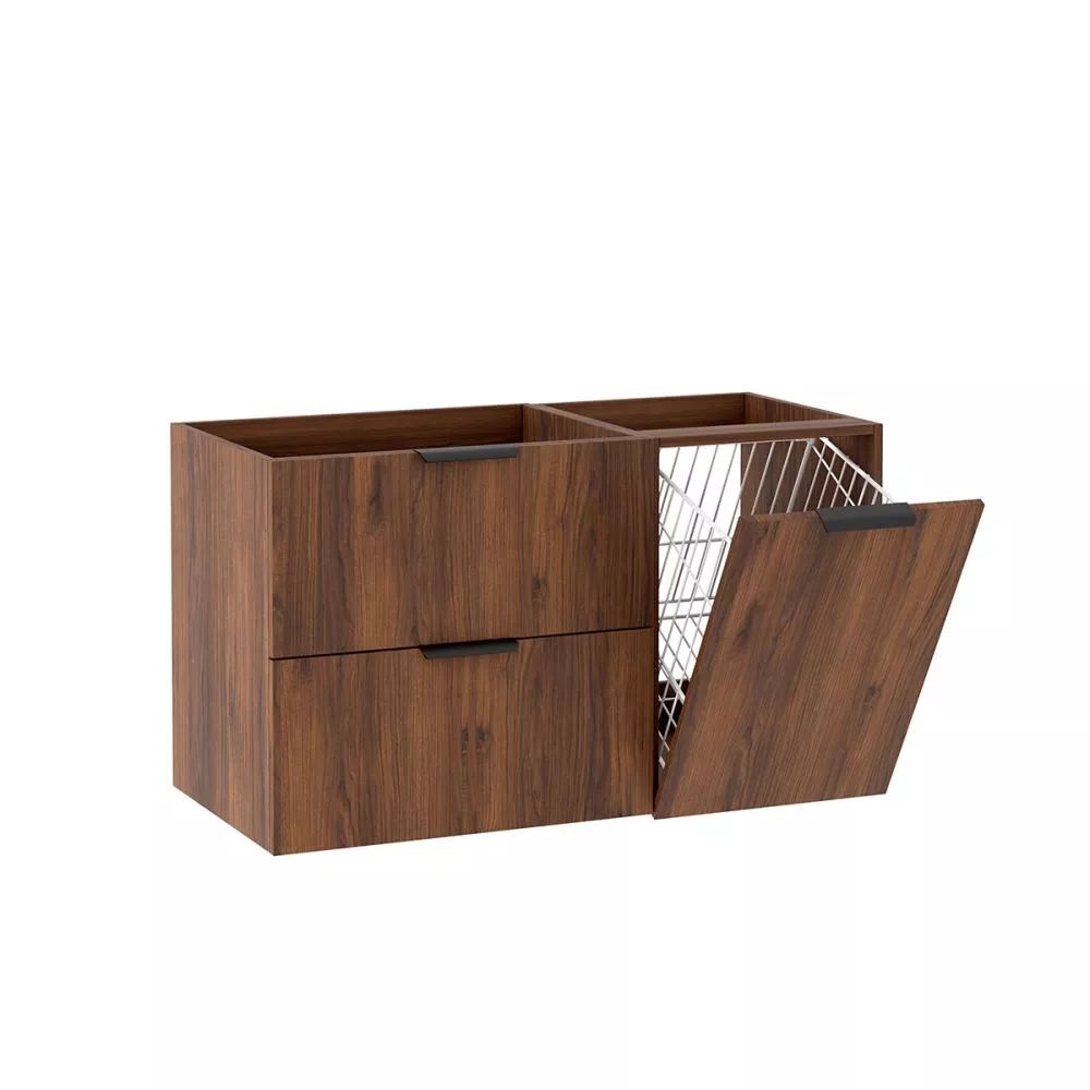 Vannas istabas komplekts Luna 100 Set · Rieksts · 57 × 100 × 45.8 cm