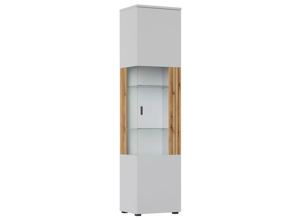 Sekcija Vero V02P ar LED Korpusa krāsa: pelēks, · 50.2 × 40 × 207.8 cm