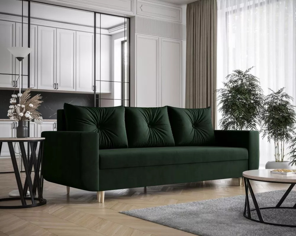 Dīvāns Delfin Sofa Standard · Zaļš · 87 × 240 × 88 cm