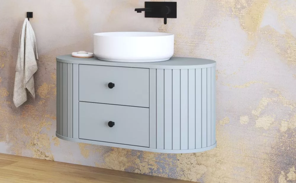 Vannas istabas skapītis Venezia SU · Gaiši zaļš · 95.4 × 45 × 48.4 cm
