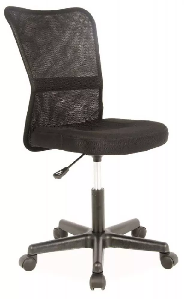 Datorkrēsls Q-121 · Melns · 41 × 41 × 74 cm