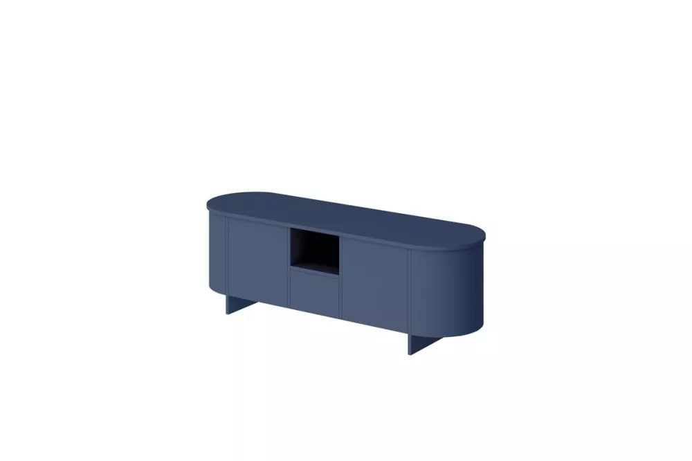 TV tumba Mileto Colore · Tumši zils · 163 × 48 × 54 cm