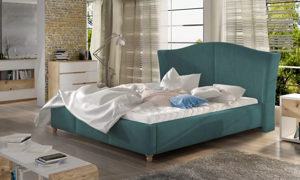 Gulta Charlotte Premium Standard ar stelāžu Guļamvietas platums: 180 cm, Guļamvietas garums: 200 cm, stelāžas tips: metā