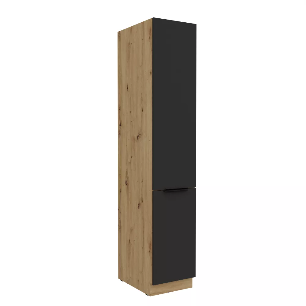 Virtuves skapis Aria Black 40 DK-210 2F