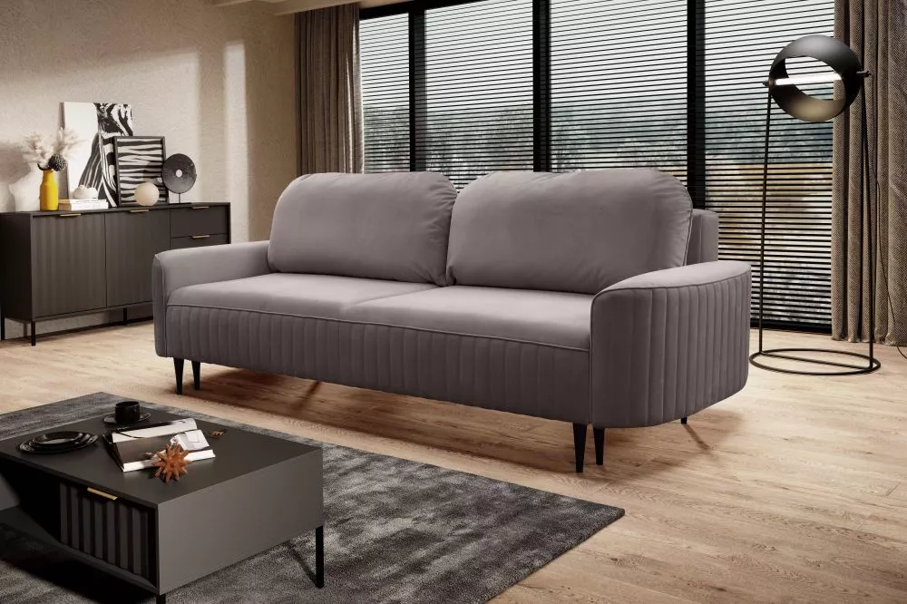 Dīvāns Vena Sofa standard · Pelēks · 102 × 244 × 92 cm