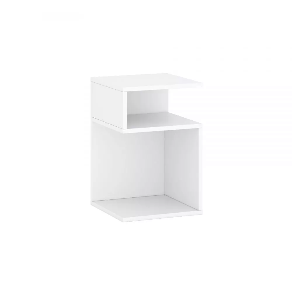 Žurnālgalds Model S · Balts · 33 × 33 × 50 cm