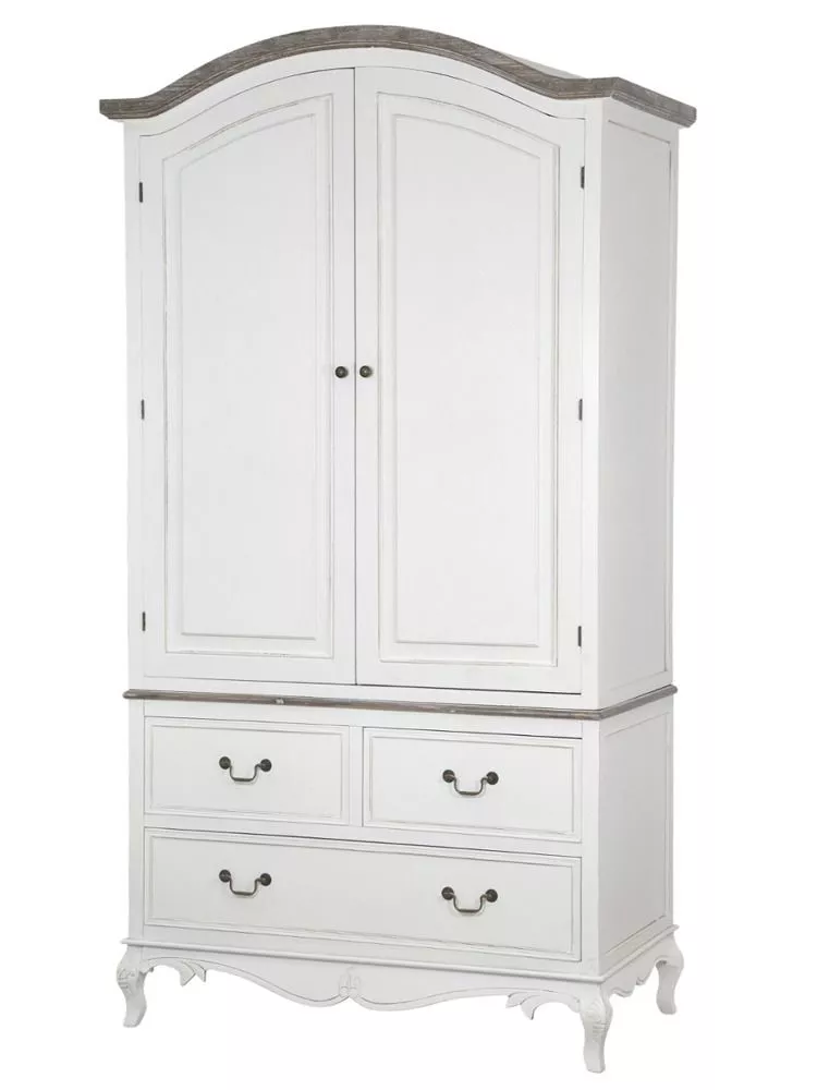 Skapis Rimini White RI044W · 110 × 59 × 205 cm