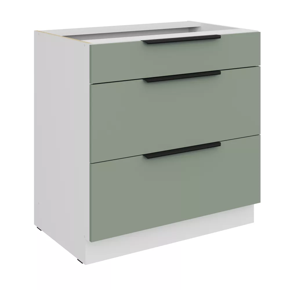Virtuves skapis Aria Aquamarine 80 D 3S BB