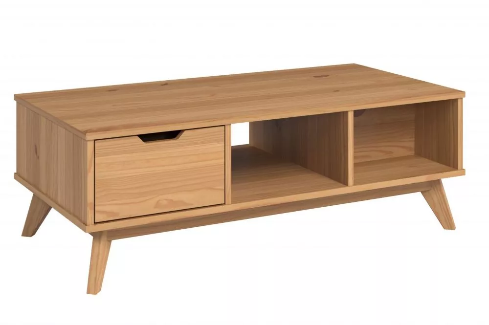Žurnālgalds Scandik 04 · Medus priede · 120 × 55 × 39 cm