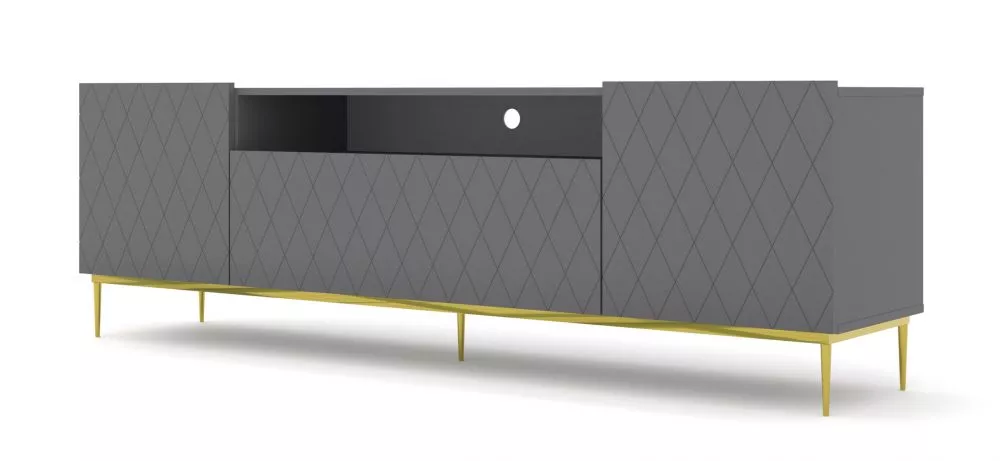 TV tumba Diuna Gold 04 · 192.6 × 40 × 60.2 cm